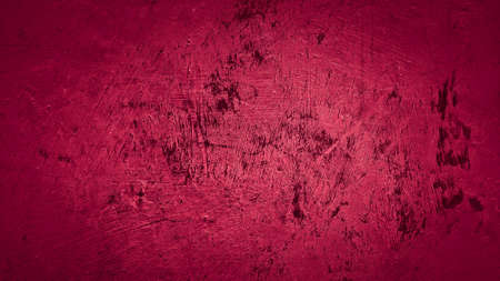 dark red scary abstract texture background of wall cement concreteの写真素材