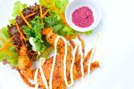 Fried Soft Shell Crabの写真素材