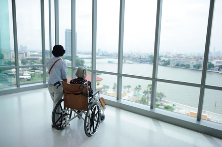 patient in hospitalの写真素材