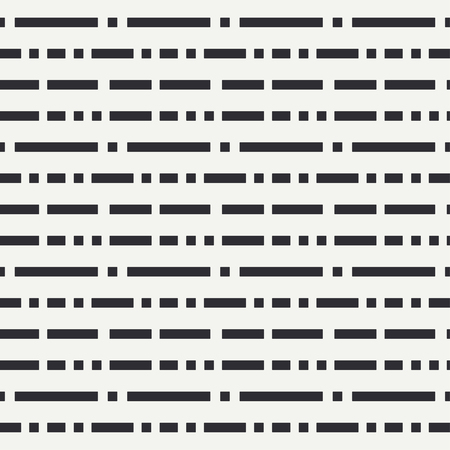 Abstract fashion flat seamless vector pattern with repeat dot and lines. Wrapping paper. Funky minimal retro style background. Hipster. Stripes textile. Illustration element for design and wallpaperのイラスト素材