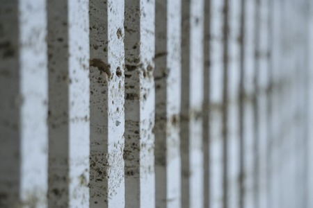 Tuff is vulcanic stone. Historical buildings in the are made from it.の写真素材