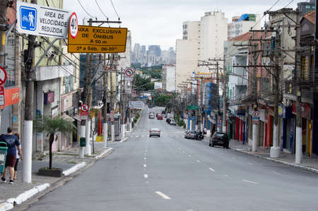 Empty streets during the lockdownのeditorial素材