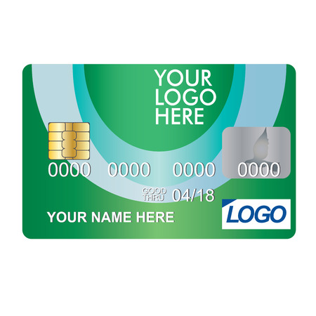 Illustration Credit Card Icon Isolated on whiteのイラスト素材