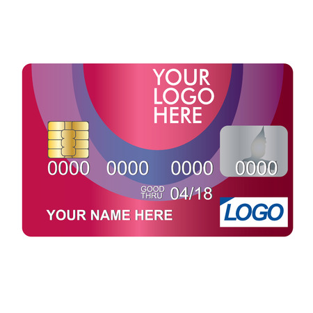 Illustration Credit Card Icon Isolated on whiteのイラスト素材