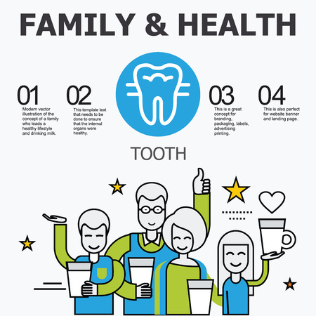 Internal organs - tooth. Family and a healthy lifestyle. Medical infographic icons, human organs, body anatomy. Vector icons of internal human organs Flat design. Internal organs icons.のイラスト素材