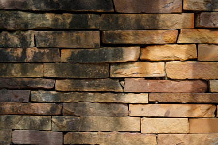 Old dirty brick wall background, Historycal brick background