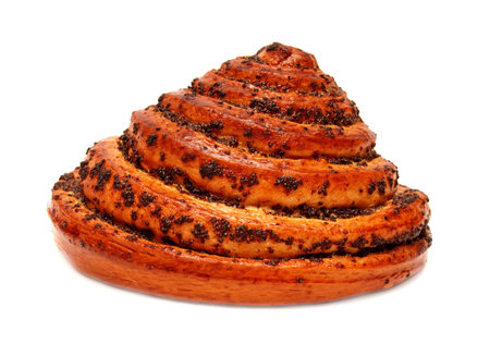 Pie isolated on white backgroundの写真素材