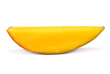 Mango fruit isolated on white backgroundの写真素材