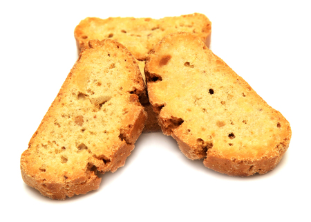Ñantuccini cookies isolated on white backgroundの写真素材