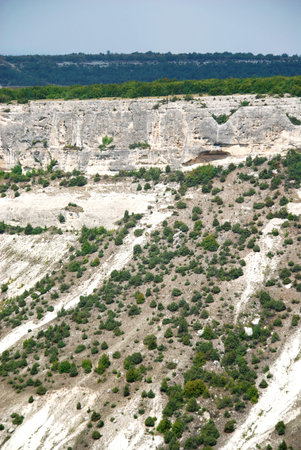 Mountains on a background blue skyの写真素材