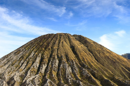 One of the lowest peak in Bromo that is inactive making such nice pattern.の写真素材