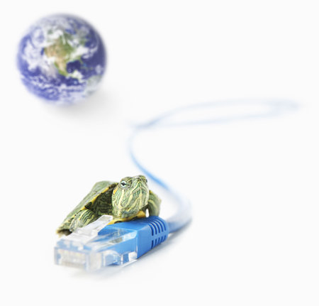 A concept of slow progress because disconnected from the world. ***PS to inspector: image area has...