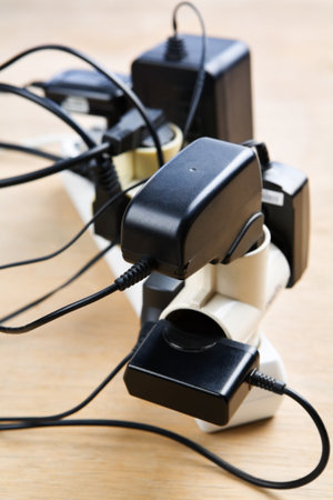 Excessive extension on power outlet, very dangerous. Small depth of field