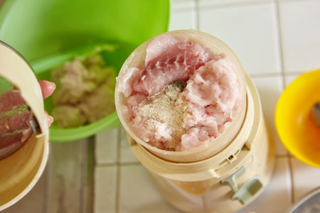 Blend all the ingredient and fish meat using blender