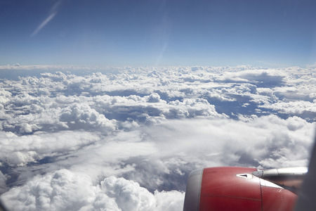 This view from window plane on Astralian continent on summer dayの写真素材