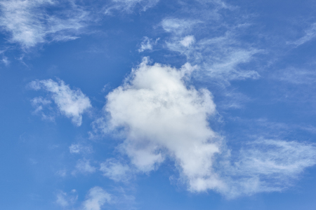 Cloud on blue sky backgroundの写真素材