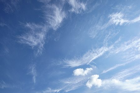 Cloud on blue sky backgroundの写真素材