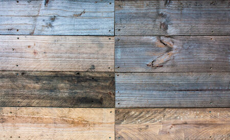 Wooden wall texture background with  little nailsの写真素材