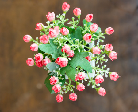 Decoration artificial flower , orange , yelow ,pinkの写真素材
