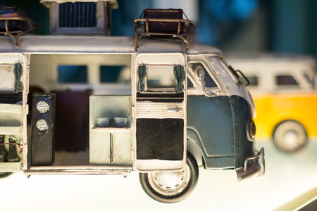 Retro toy car detail