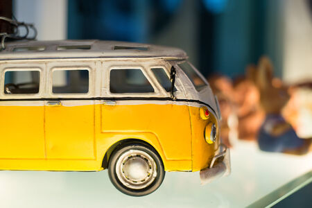 Retro toy car detailのeditorial素材