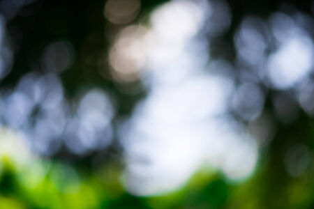 Natural green and blue blured background with bokehの写真素材