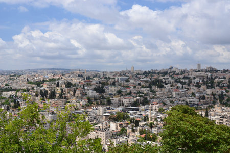 A bird s-eye view of Jerusalem