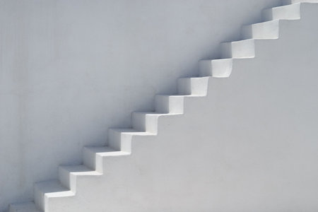 Ascending stairsの写真素材