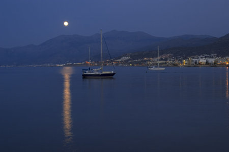 The moonの写真素材