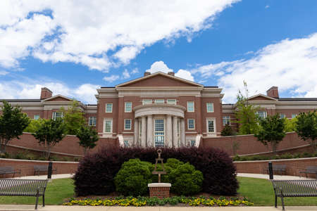 AUBURN ALABAMA, USA - JUNE 18, 2020 - View of the McCartney Terrace as seen from Carroll Commons on the Auburn University Campusのeditorial素材