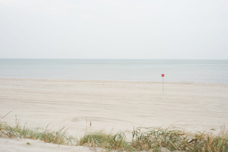 Beach sea autumnの写真素材