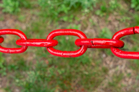 Iron Red Chainの写真素材