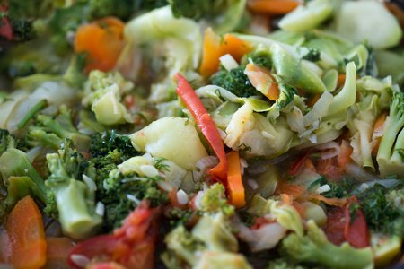 Fresh Stewed Vegetablesの写真素材