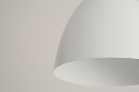 White Dome Lampの写真素材