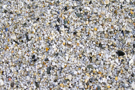 A colourful Course, rough sea sand texture 