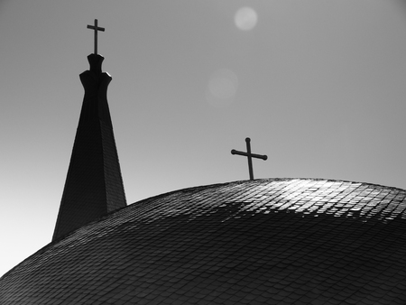 Modern church modern dome の写真素材