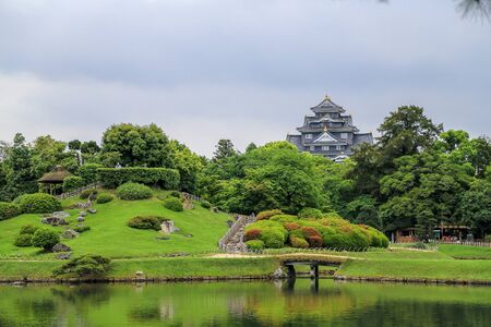 Kenrokuen park, Okayamaのeditorial素材
