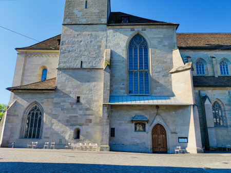Church of St. Francis of Assisi in Bern, Switzerland.の写真素材