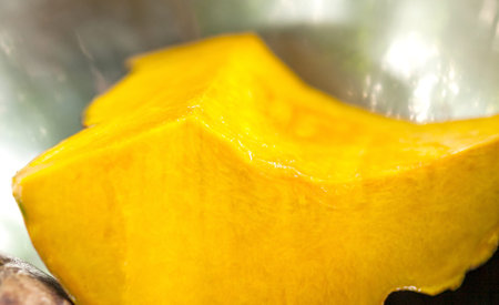 Japanese fresh pumpkin before cooking food and desseret.