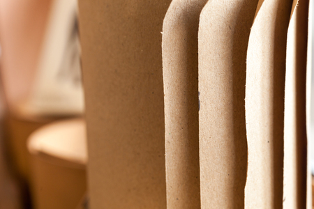 brown roll paperの写真素材