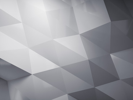 Abstact geometric low poly background. 3D render.の写真素材