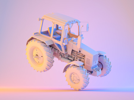 Agricultural generic tractorの写真素材