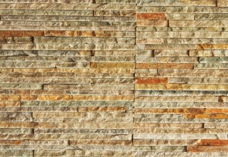 Gray marble set in patterns on the wallsの写真素材