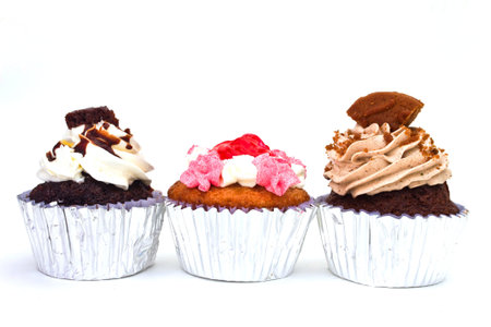 cupcake on white background