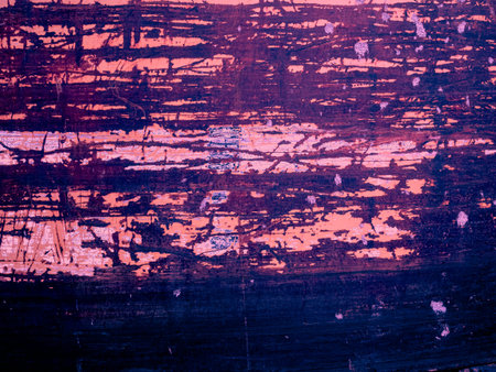Surface peeling paint peeling off old