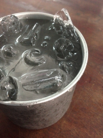 Fresh drinking water in a cup の素材