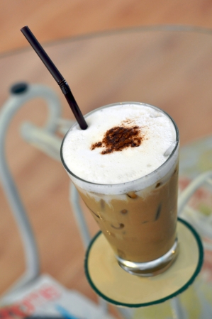 iced blended frappucinoの写真素材