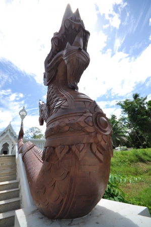 Bronze NAGA Headの写真素材