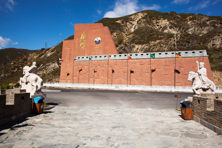 Great wall of yanmenguanのeditorial素材