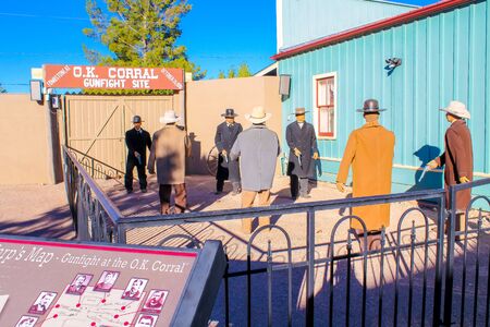 O.K. Corral Gunfight Site - Tombstone, Arizona - Nov 2, 2018のeditorial素材